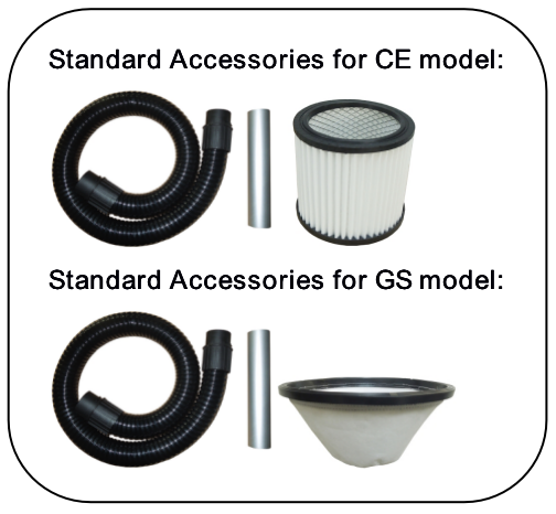standard accessories