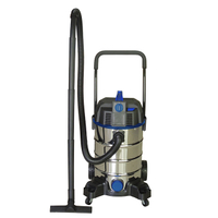308-35L Stainless Steel Tank Electric Wet & Dry Vacuum Cleaner with Handrail