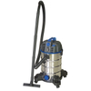 306 35L Stainless Steel Tank Electric Wet & Dry Vacuum Cleaner with Push & Clean Button