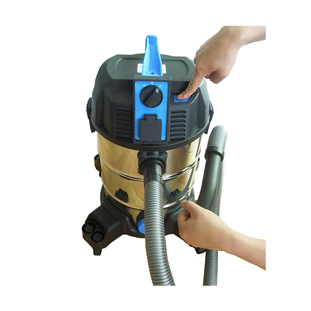 306 35L Stainless Steel Tank Electric Wet & Dry Vacuum Cleaner with Push & Clean Button